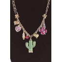 Hot New Release Cactus Alloy Hot Necklaces