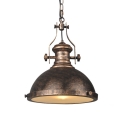 Single Light Nautical LED Pendant with Glass Diffuser for Barn