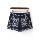 Women's Embroidered Fashion Shorts
