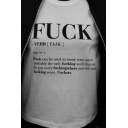 Cool Street Style Round Neck Letter Print T-Shirt