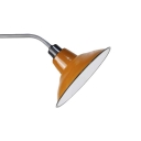 14'' Wide Single Light Orange Finished LED Wall Lamp in Industrial Style