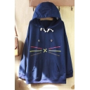 Women's Hoodie Neck Button Front Sweater