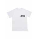 FIRST OF ALL NO SECOND OF ALL NO Printed Short Sleeve T-shirt