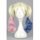 Harley Quinn Wig Suicide Squad Cosplay Blonde Ponytail Wig Curl Hair Wigs