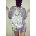 New Unisex Fashion Cool Silver School Bag/Travel Bag
