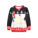 Unisex Fashion Merry Christmas Pullover Sweatshirt