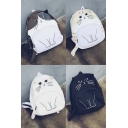 New Arrival Fashion Cute Cartoon Cat Print Backpack School Bags Travel Bags