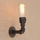 Mini Pipe LED Wall Lighting in Old Bronze Finish