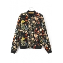 Autumn New Fashion Floral Printed Long Sleeve Jacket