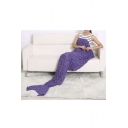 Fashion Casual Mermaid Striped Blanket
