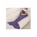 Children's Fashion Mermaid Knitted Blanket