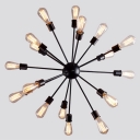 Atomic Style 18-Lt Multi Light Pendant Chandelier