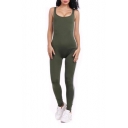 Women Sexy Backless Sleeveless One Pieces Bodycon Bandage Long Pants Jumpsuit Catsuit