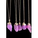New Fashion Asymmetrical Hem Crystal Necklace for Sweater Decoration