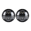 7 Inch 80W LED Projector Headlight for Jeep Wrangler with H4 DRL OSRAM LED 6500K Pack of 2