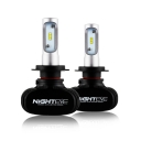 NIGHTEYE S1 Car LED Headlight Bulbs H7 50W 8000LM 6500K SEOUL CSP LED Pack of 2