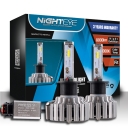 NIGHTEYE T1 Car LED Headlight Bulbs H1 70W 9000LM 6000K CSP LED Pack of 2