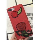 New Collection Chic Floral Embroidered Mobile Phone Case for iPhone