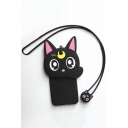 Adorable Cartoon Cat Shaped Soft Case for iPhone