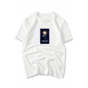 Hot Fashion Printed Short Sleeve Round Neck Oversize Loose Unisex T-Shirt