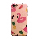 Summer's Fruits Flamingo Printed Fashion Mobile Phone Case for iPhone