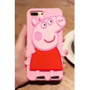 Lovely Cartoon Pig Printed Mobile Phone Case for iPhone