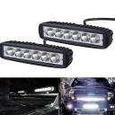 7 Inch LED Work  Light Bar 18W Cree LED Spot Beam  LED For Off Road 4x4 Jeep Truck ATV SUV Pickup, 2 Pcs