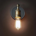 Vintage Single Socket 1 Light Edison Bulb LED Wall Sconce