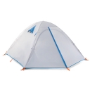 2 Zippered Door 3-Season Backpacking 3-Season Dome Tent, Grey