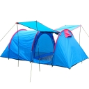 Family Camping 5-8 Person Rain Fly Easy up 3-Season Tunnel Tent, Blue