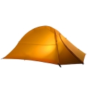 UAM Ultralight 20D Silicone Fabric Layer 2-Person 3-Season Dome Tent, Yellow