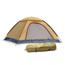 2-Person Camping Moth-Proof 3-Season Backpack Dome Tent (Khaki)