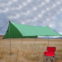 10-ft x 13-ft Sunshade Camping Tent 1-2 Persons 3 Season Tarp Shelter Waterproof  Lightweight Green
