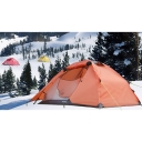 2-Person Easy Set-up 3-Season Sundome Tent with Carry Bag (Red）