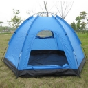 Easy up High Quality 3-Season Camping 3-Person Dome Tent, Blue