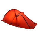 2-Person 4-Season Lightweight Nylon Fabric Geodesic Tent for Backpacking Alpine, Camping and Mountaineering (Red）
