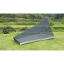Anti-Mosquito Net Campig Bed 1-2 Persons 3 Season Pyramid Net Lightweight Black