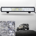 5D 20 Inch Off Road LED Light Bar CREE LED 126W 30 Degree Spot 60 Degree Flood Combo Beam Car Light For Off Road, Truck, 4WD, BOAT, JEEP