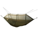 Lightweight Hammock Shelter Anti-Mosquito Net 1-2 Persons 3 Season Camping Tent, Green