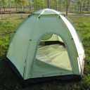 Easy up High Quality 3-Season Camping 3-Person Dome Tent, Green