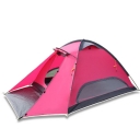 Ultralight Outdoors Camping Water Resistant 4-Person 3-Season Camping Dome Tent, Pink