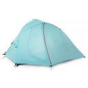 Blue Double Layer Waterproof 3-Season Backpacking 1-Person Dome Tent