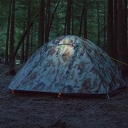 Ultralight Polyester Camouflage Layer 2-Person 3-Season Backpacking Dome Tent