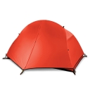 1.6KG Ultralight 3-Season 1-Person Polyester Water Resistant Backpacking Dome Tent, Orange