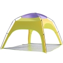 Dome Tent Instant Tent 2 Persons 3 Season Sunshade Shelter, Lightweight Water Resistant Green