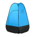Pop Up Tent Shower Tent Portable Private Outdoor Toilet Tent Blue Coating, 75 Inches High