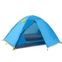 2 Zippered Door 3-Season Backpacking 3-Season Dome Tent, Blue