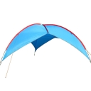 Triangular Design Camping Tent 2 Persons 3 Season Sunshade Shelter Blue