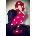 New Arrival Chic Flamingo Design LED Kids Room Decorative Night Lamp