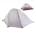 White Double Layer Waterproof 3-Season Backpacking 1-Person Dome Tent